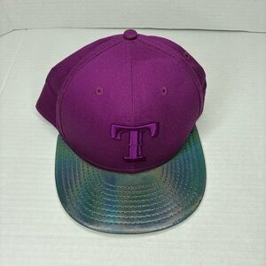 59Fifty New Era Texas Rangers Used Hat Fitted Adult Size 7 5/8 Great Condition